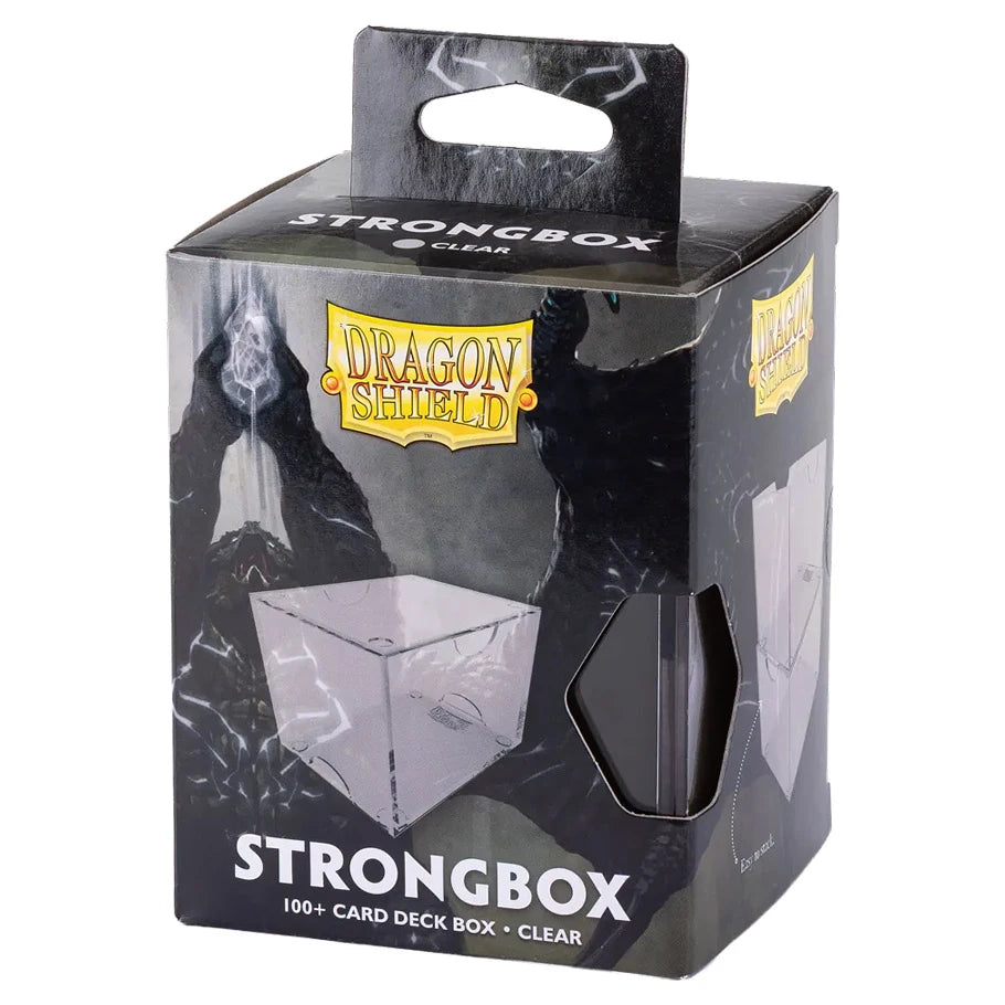 Dragon Shield: Strongbox: 100+ Clear Clear Deck Box