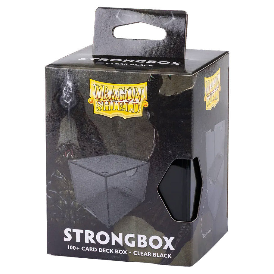 Dragon Shield: Strongbox: 100+ Clear Black Deck Box