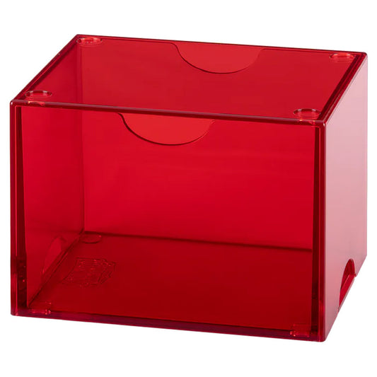 Dragon Shield: Strongbox: 100+ Clear Red Deck Box