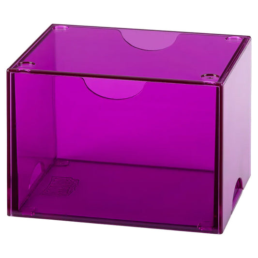 Dragon Shield: Strongbox: 100+ Clear Purple Deck Box