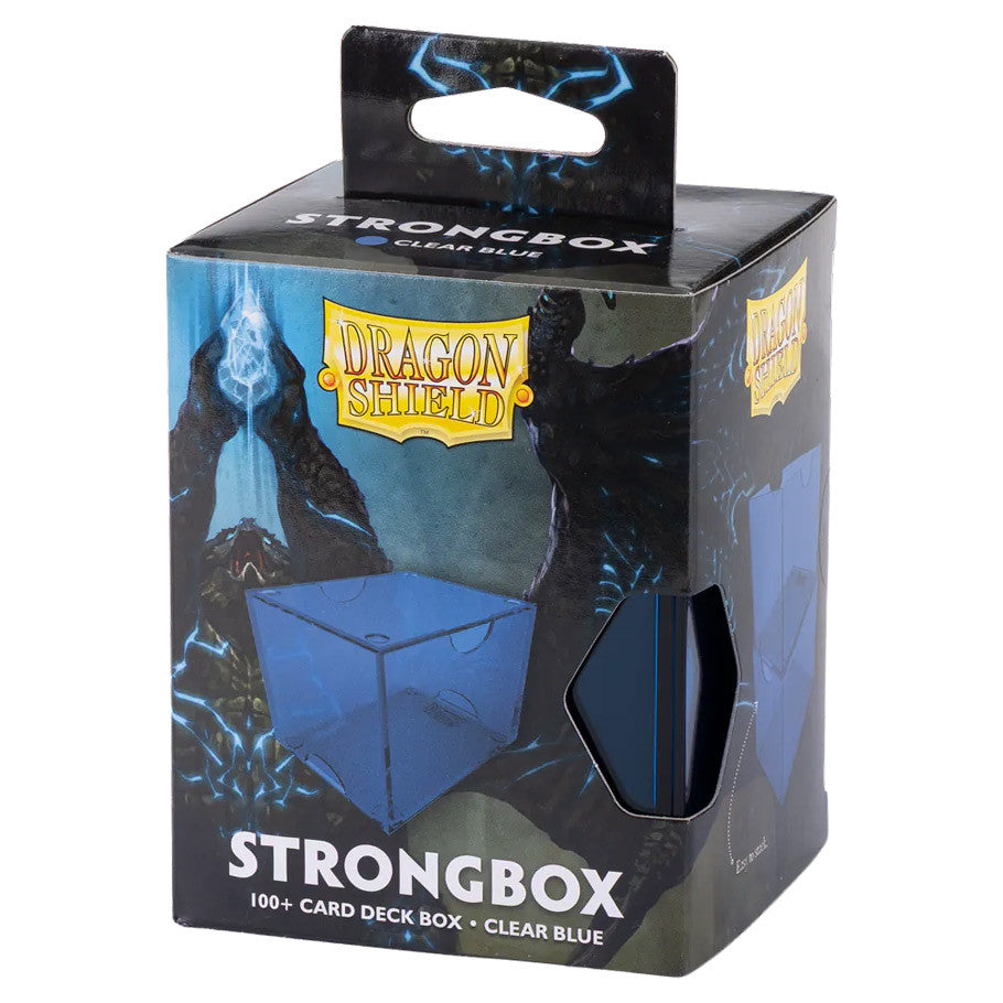 Dragon Shield: Strongbox: 100+ Clear Blue Deck Box