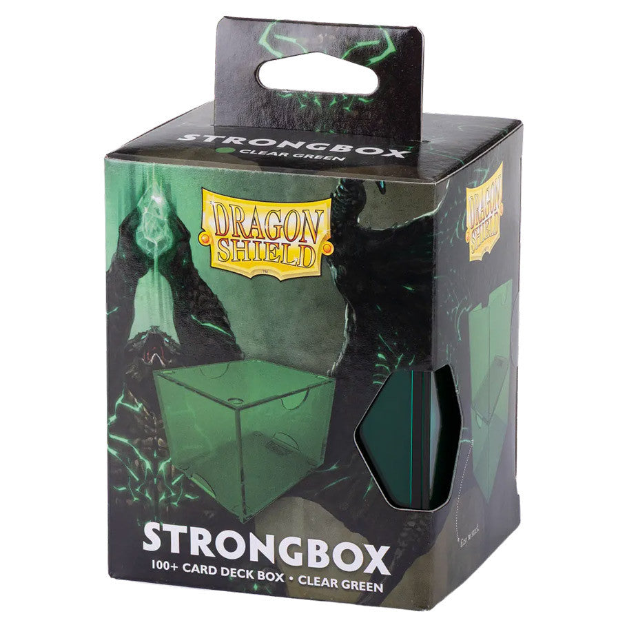 Dragon Shield: Strongbox: 100+ Clear Green Deck Box