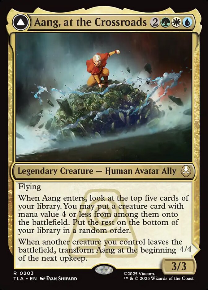 MTG Commander Deck EDH Deck Avatar Aang 100 Magic Cards Custom Deck Avatar: The Last Airbender