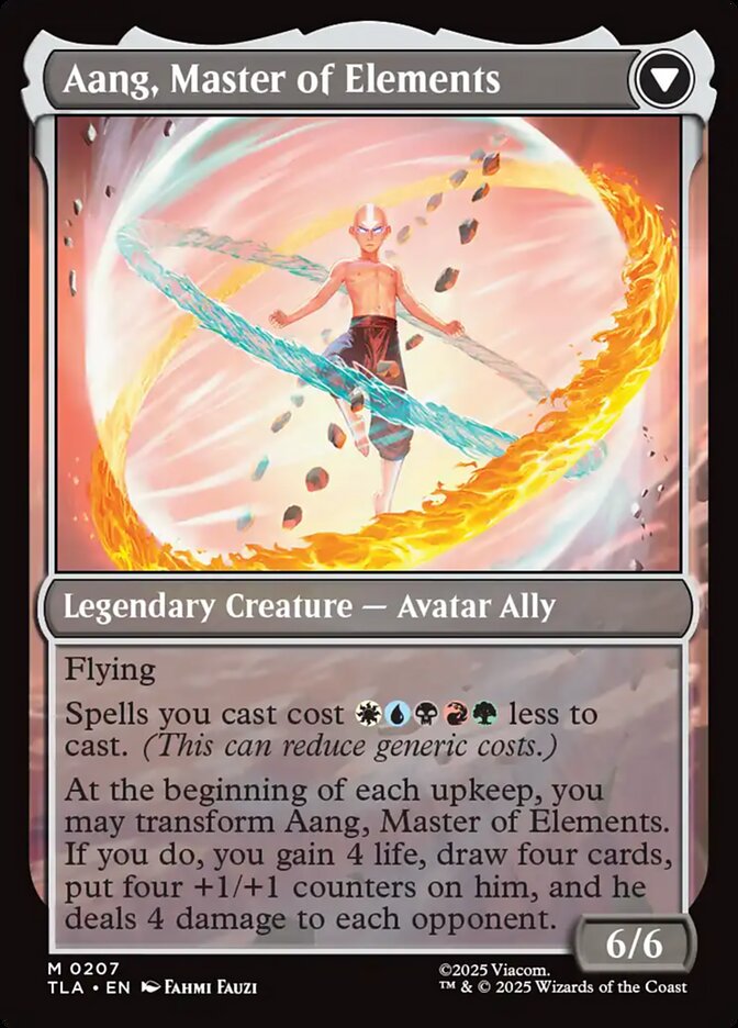 MTG Commander Deck EDH Deck Avatar Aang 100 Magic Cards Custom Deck Avatar: The Last Airbender