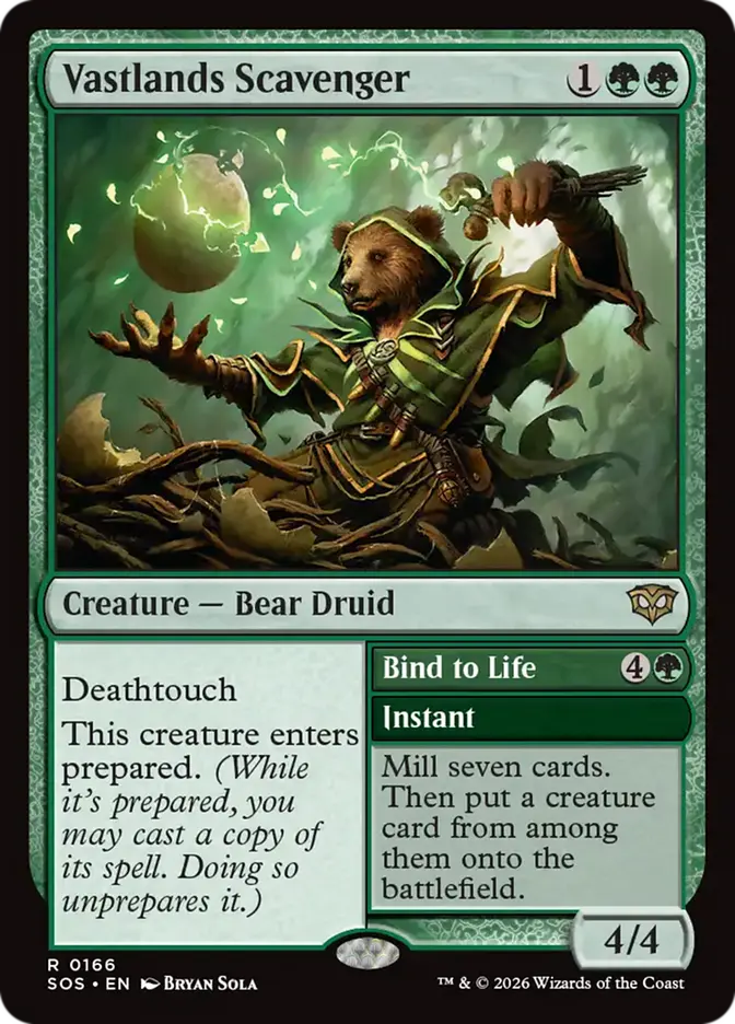MTG Commander Deck EDH Deck Beorn the Fierce 100 Magic Cards Custom Deck Squirrels Marvel