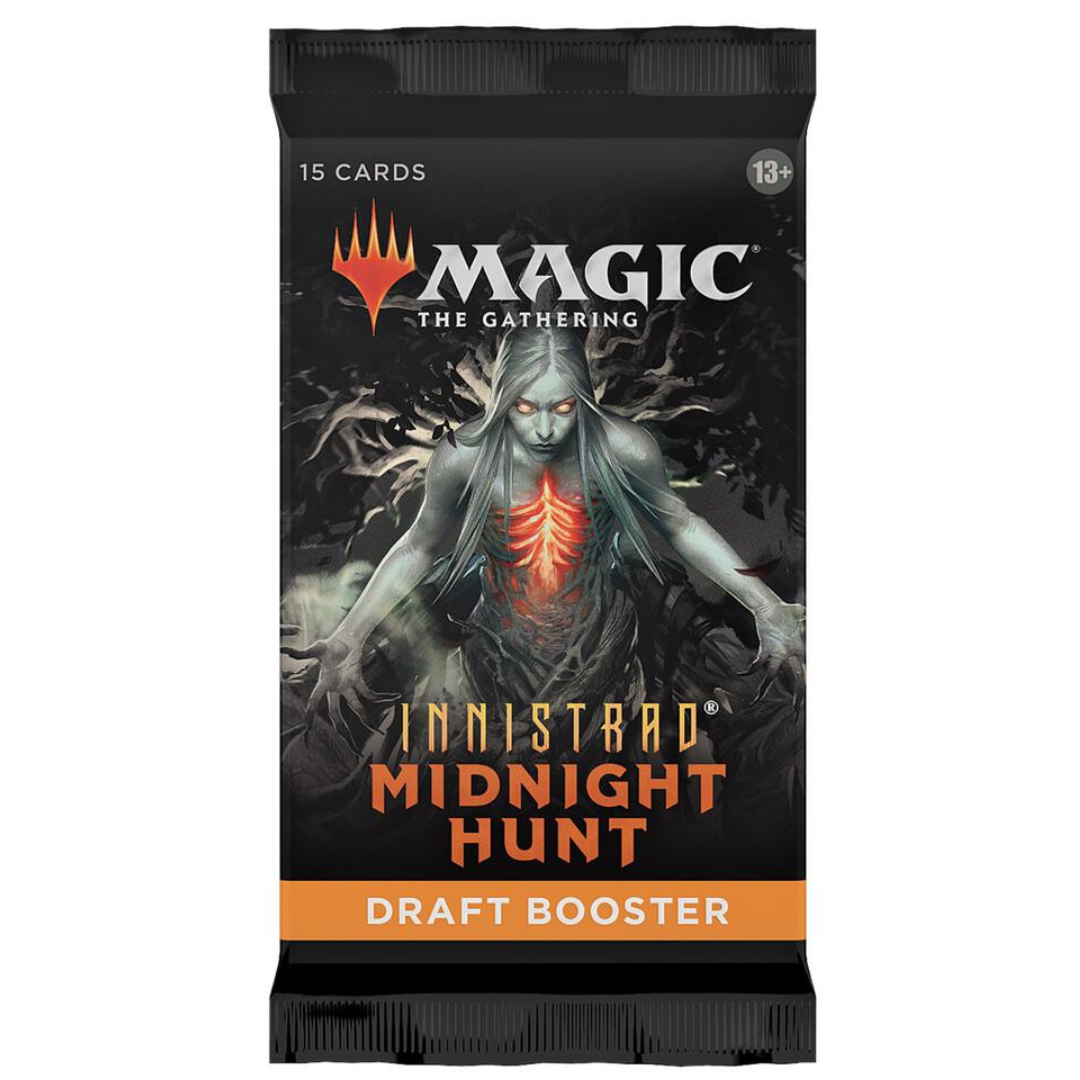Magic: The Gathering - Innistrad: Midnight Hunt - Draft Booster Pack (MID) Moonveil Games