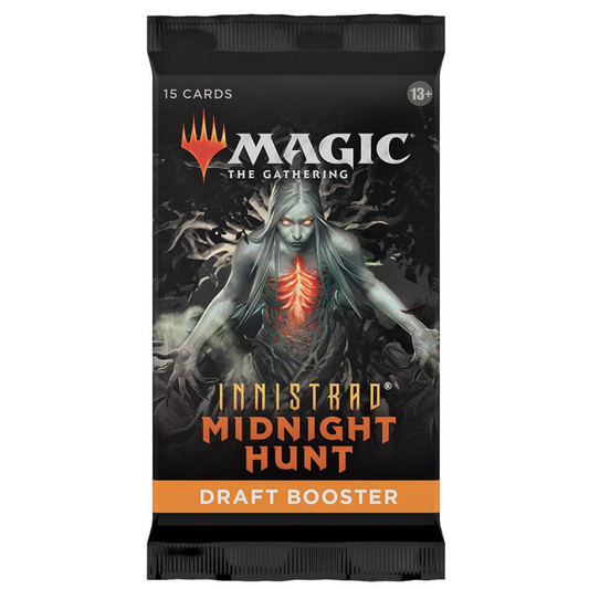 Magic: The Gathering - Innistrad: Midnight Hunt - Draft Booster Pack (MID) Moonveil Games