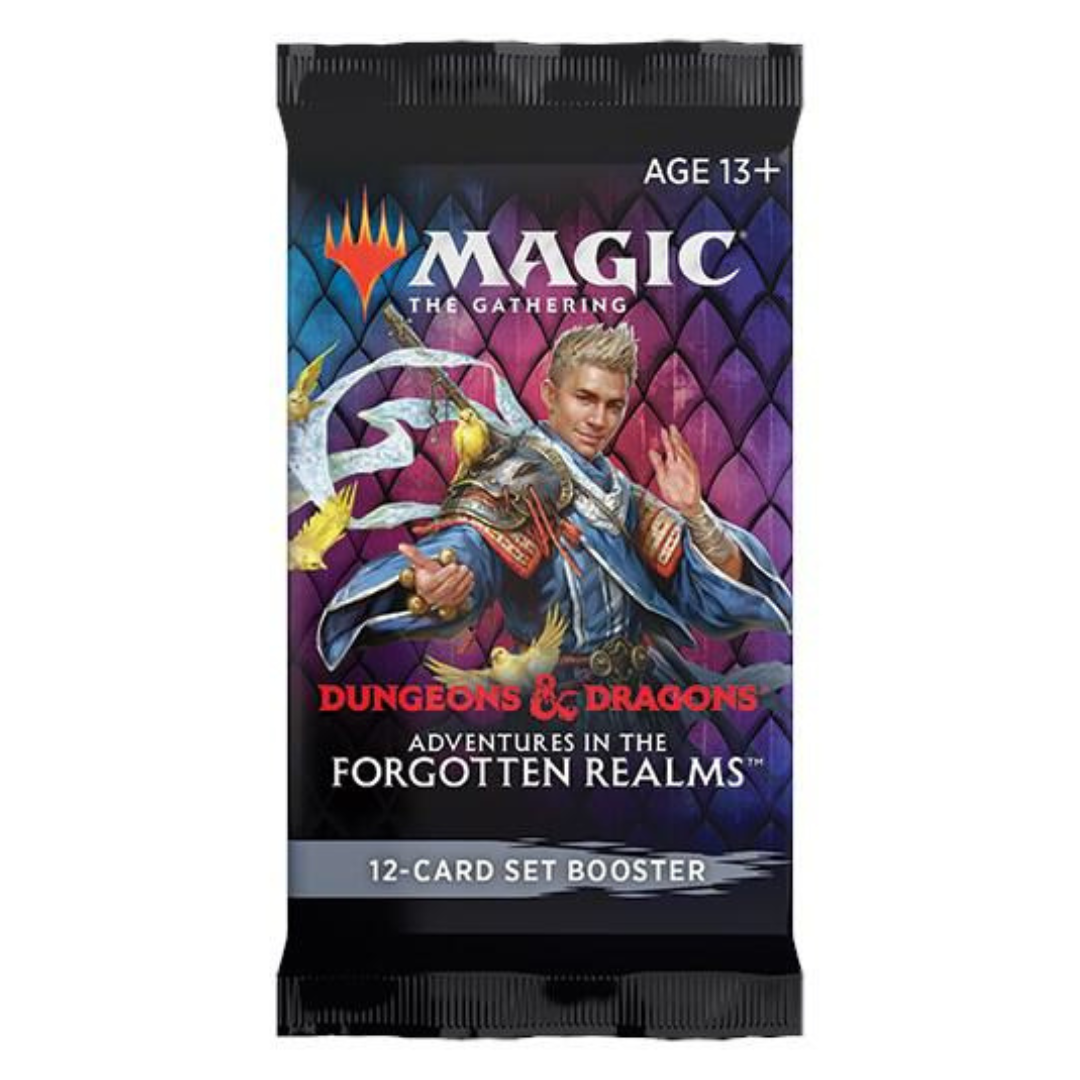 Magic: The Gathering - Adventures in the Forgotten Realms  - Set Booster Pack (AFR) Moonveil Games