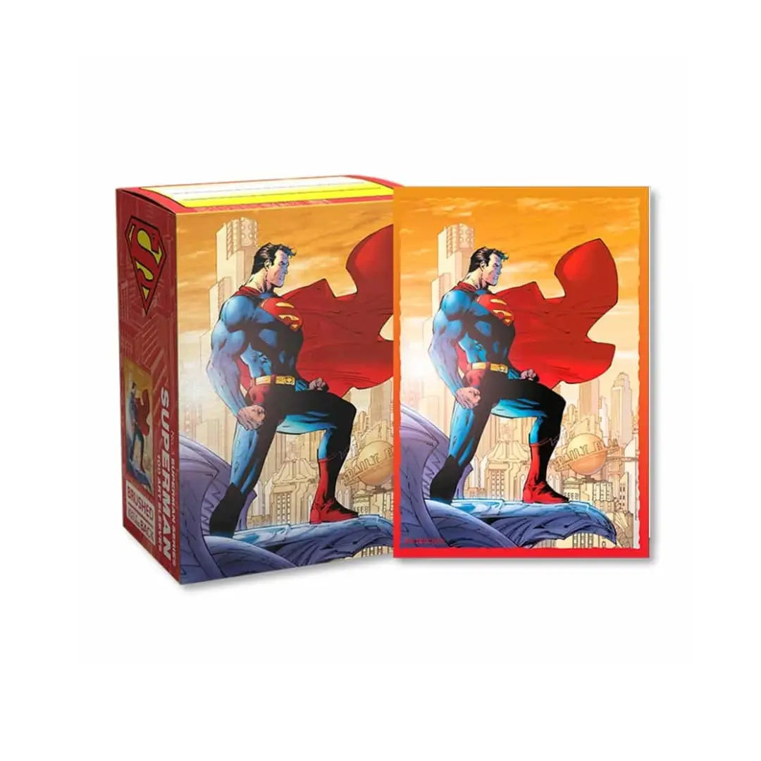 Dragon Shield Brushed Art Sleeves - Superman 2 (100-pack) - Dragon Shield Card Sleeves Moonveil Games