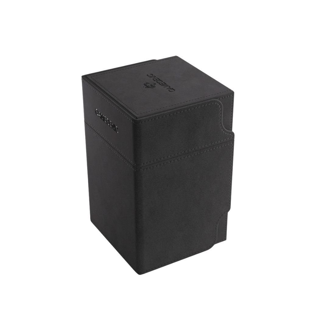 GameGenic Watchtower 100+ XL CONVERTIBLE Black Deck Box Moonveil Games