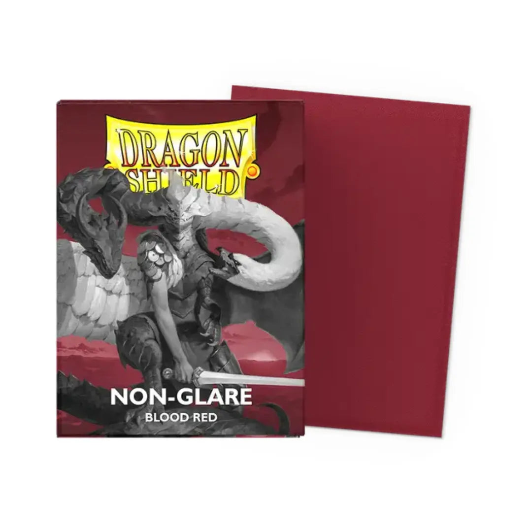 Dragon Shield - Blood Red - Non-Glare - Matte Sleeves - Standard Size Moonveil Games