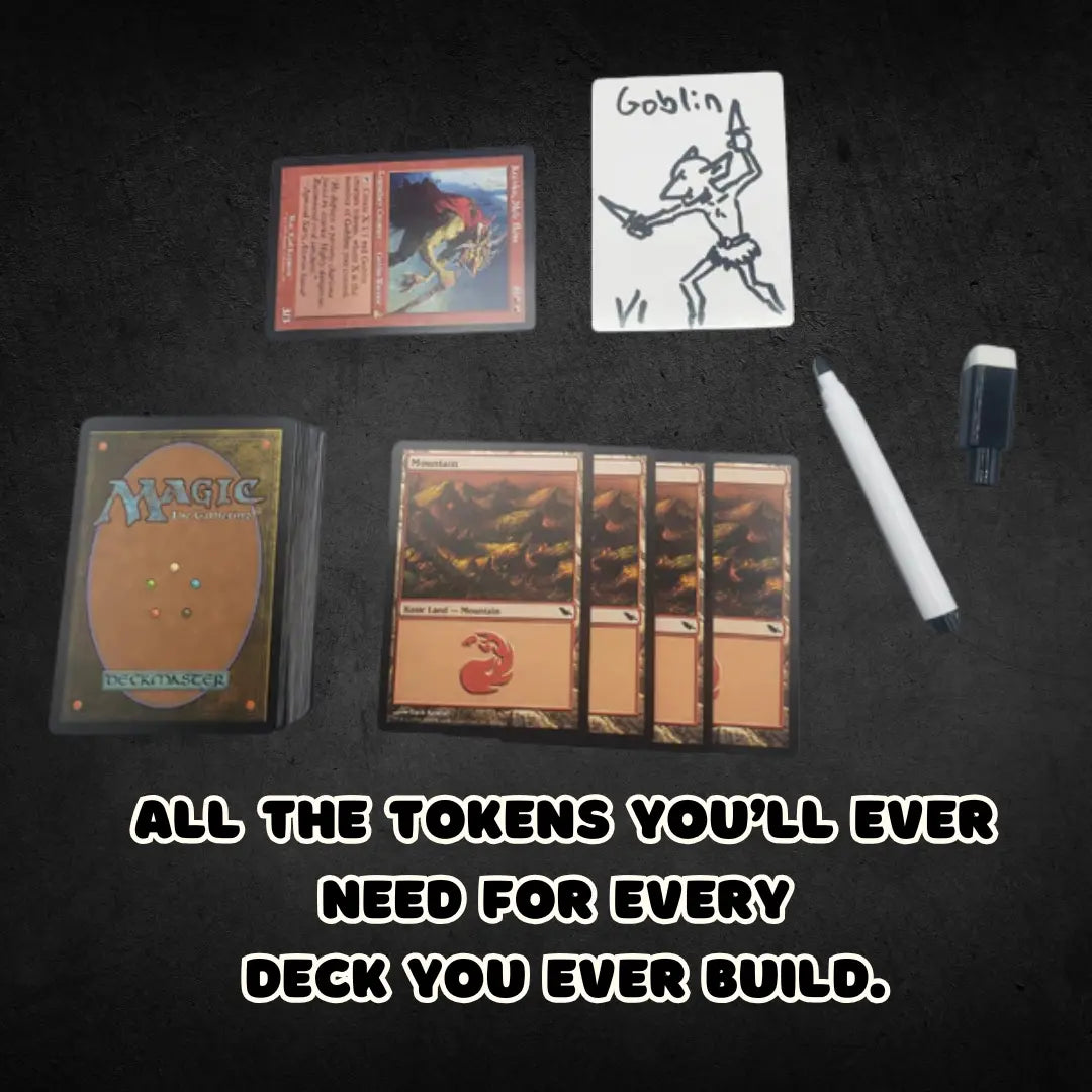 Dry Erase Tokens for Magic the Gathering MTG Reusable Tokens Commander Moonveil Games Dry Erase Tokens for Magic the Gathering MTG Reusable Tokens Commander Moonveil Games