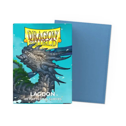 Dragon Shield Lagoon - Matte Dual Sleeves - Standard Size Moonveil Games