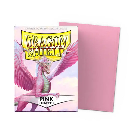 Dragon Shield - Pink - Matte Sleeves - Standard Size Moonveil Games
