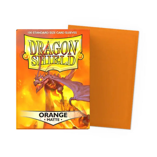 Dragon Shield - Orange - Matte Sleeves - Standard Size Moonveil Games