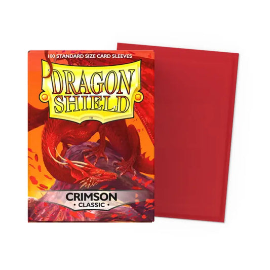 Dragon Shield - Crimson - Classic Sleeves - Standard Size Moonveil Games