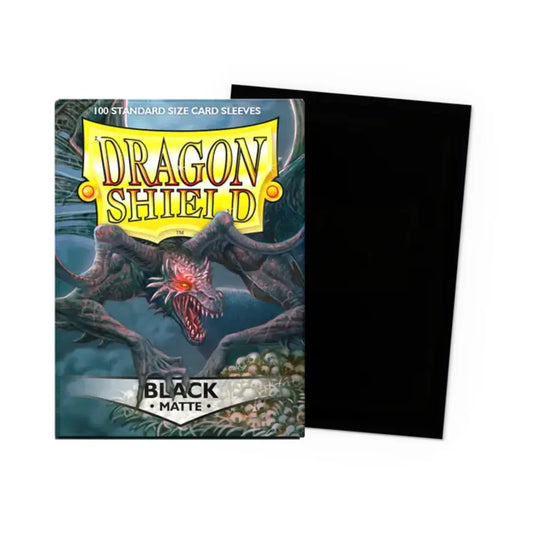 Dragon Shield - Black - Matte Sleeves - Standard Size Moonveil Games