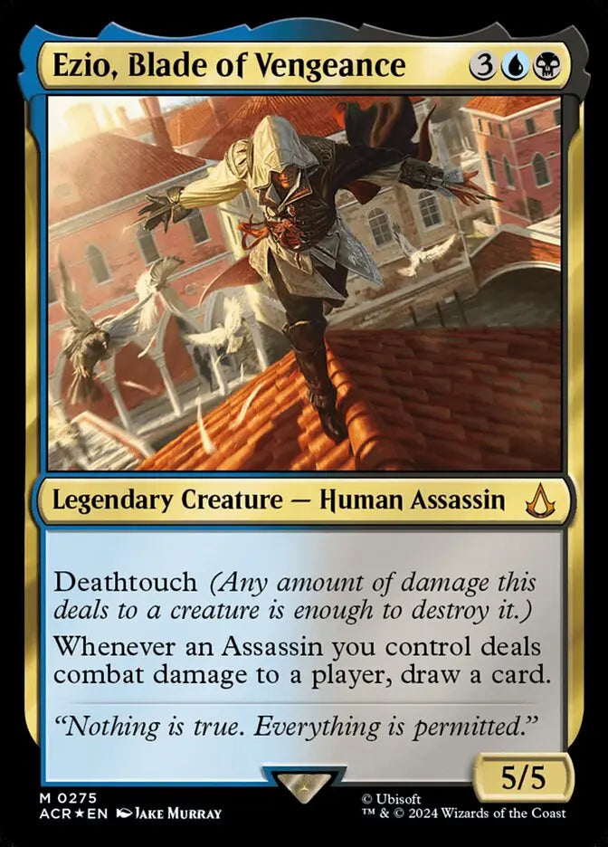 MTG Commander EDH Deck Ezio Auditore da Firenze 100 Cards Assassin's Creed Custom Deck MTG Commander EDH Deck Ezio Auditore da Firenze 100 Cards Assassin's Creed Custom Deck