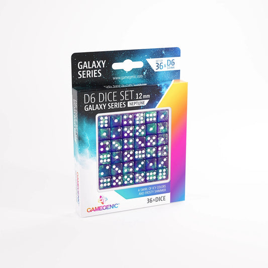 GameGenic: d6: Galaxy Series: Neptune DICE SET (36) Moonveil Games