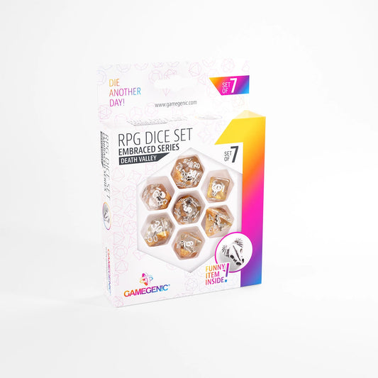 GameGenic: 7-Set Embraced Series: Death Valley RPG Dice Set Moonveil Games