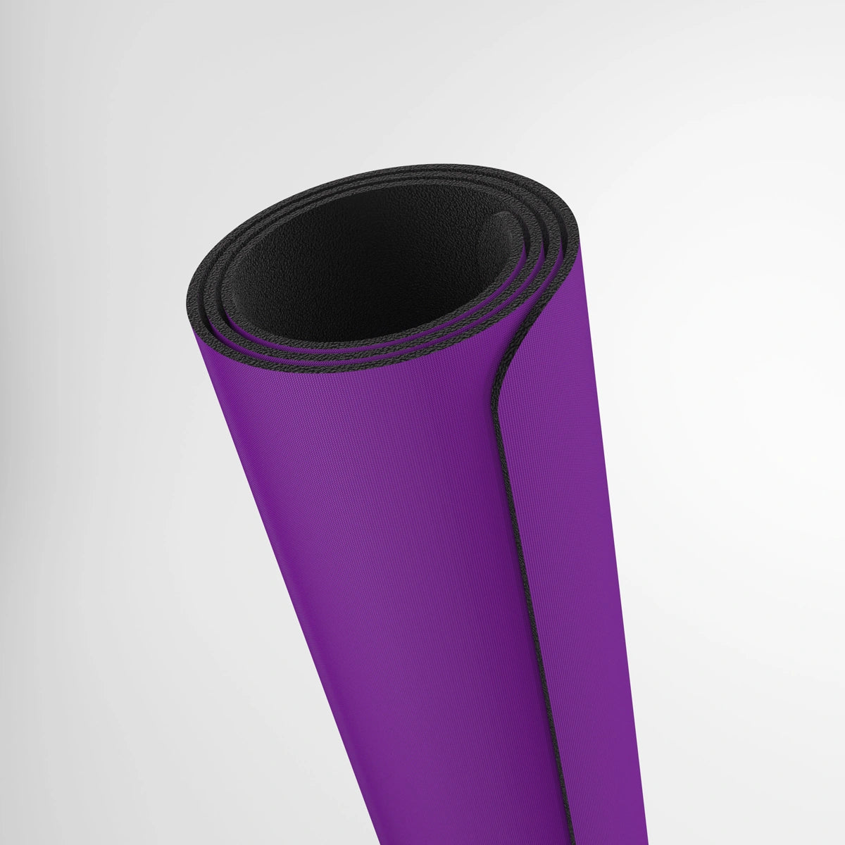 GameGenic: Playmat: Prime: Purple, featuring a rolled-up design with anti-slip black underside, ideal for card games and dice rolling.