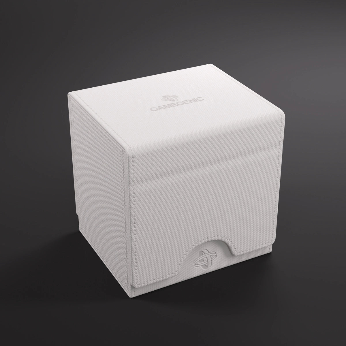 GameGenic Sidekick PRO 100+ XL Convertible White Deck Box Moonveil Games