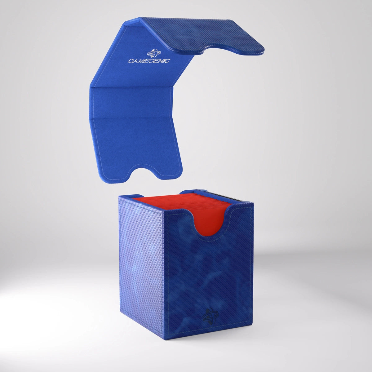 GameGenic SQUIRE PLUS 100+ XL CONVERTIBLE Blue Deck Box Moonveil Games