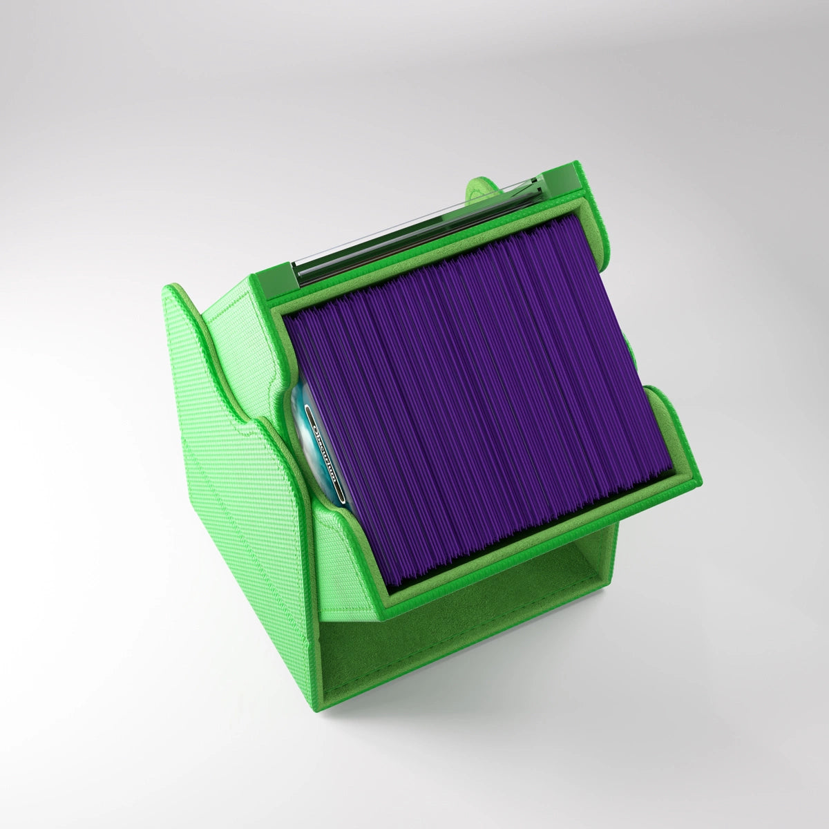 GameGenic SQUIRE PLUS 100+ XL CONVERTIBLE Green Deck Box Moonveil Games