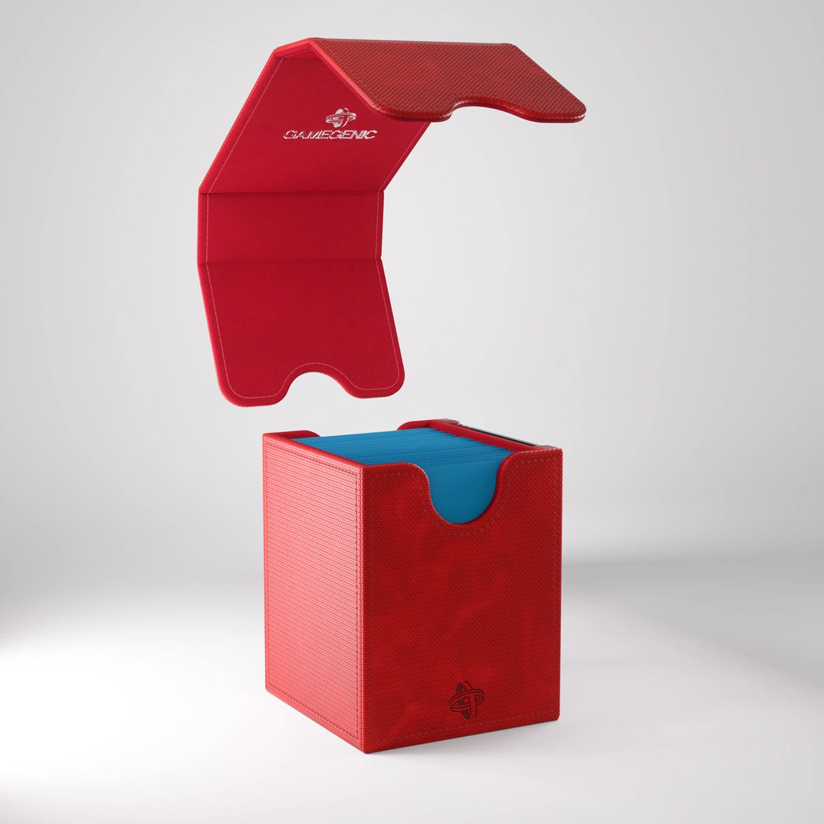 GameGenic SQUIRE PLUS 100+ XL CONVERTIBLE XL Red Deck Box Moonveil Games