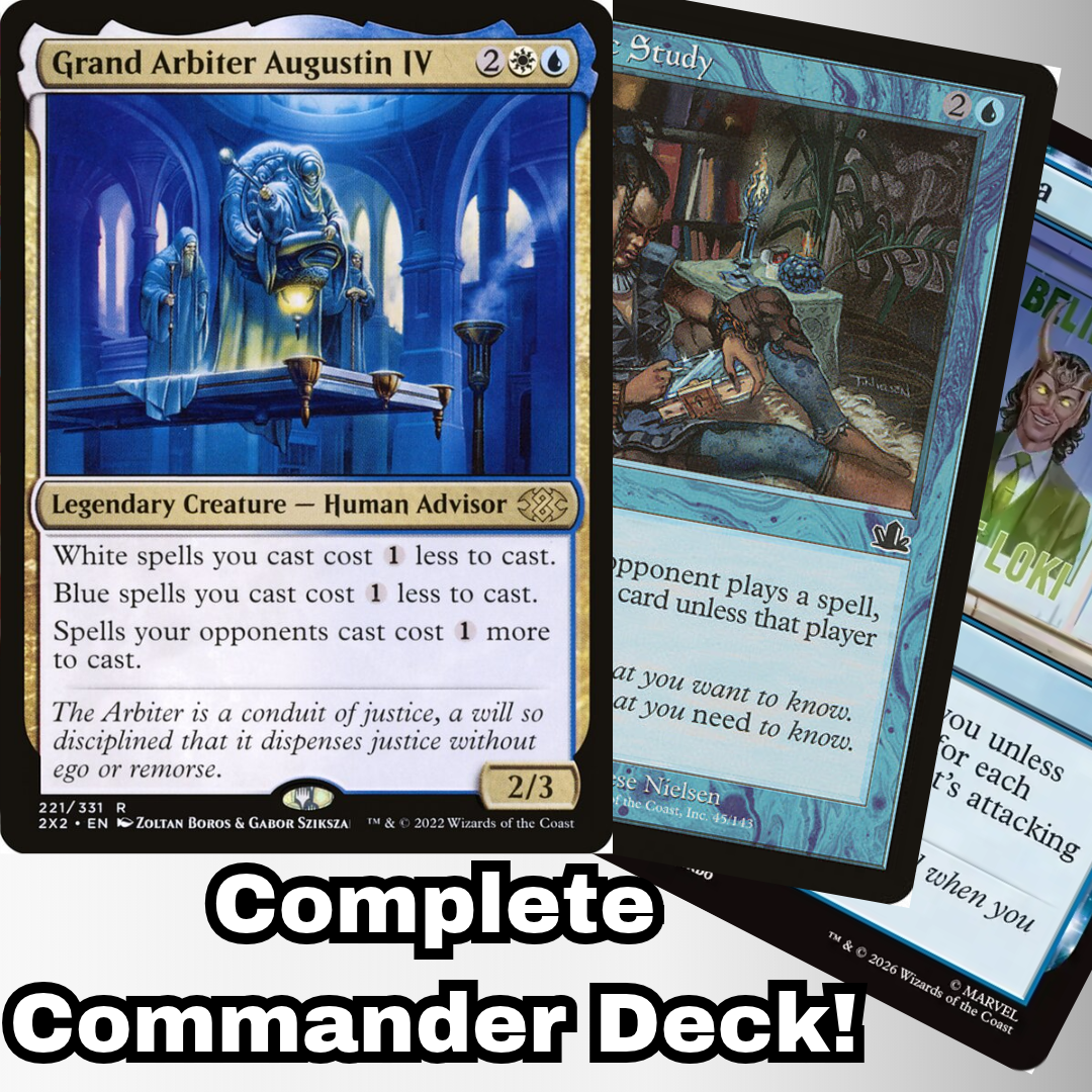 MTG Commander Deck EDH Deck Grand Arbiter Augustin IV 100 Magic Cards Custom Deck