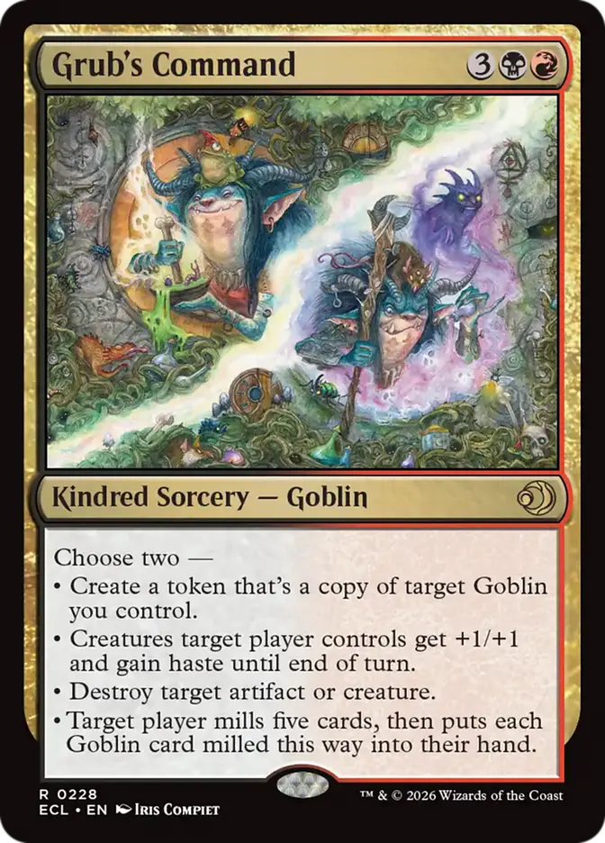MTG Commander EDH Deck The Great Goblin 100 Cards Custom Deck Rakdos Goblins Orcs The Hobbit