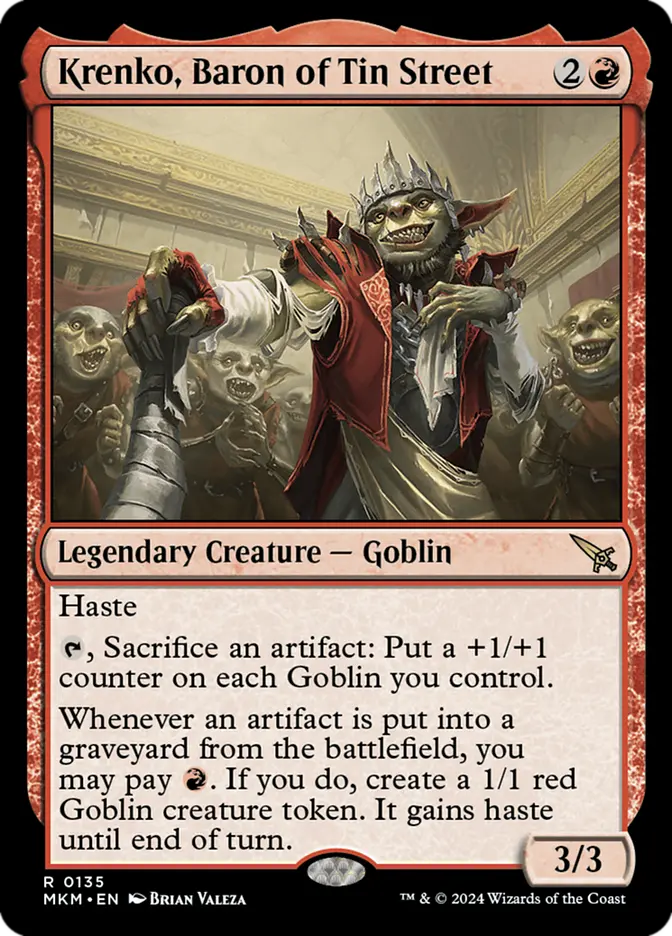 MTG Commander EDH Deck The Great Goblin 100 Cards Custom Deck Rakdos Goblins Orcs The Hobbit
