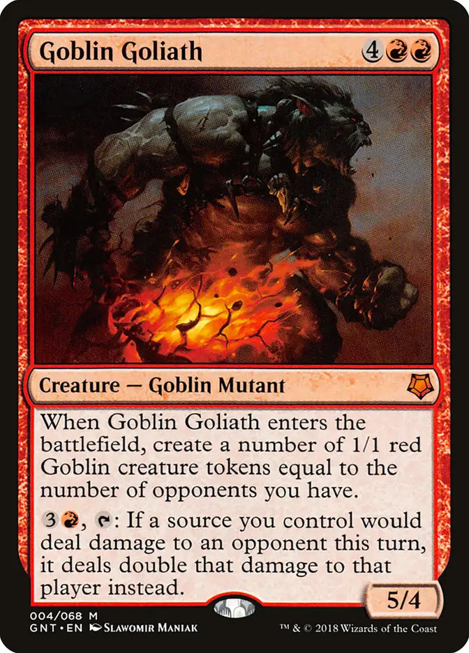 MTG Commander EDH Deck The Great Goblin 100 Cards Custom Deck Rakdos Goblins Orcs The Hobbit
