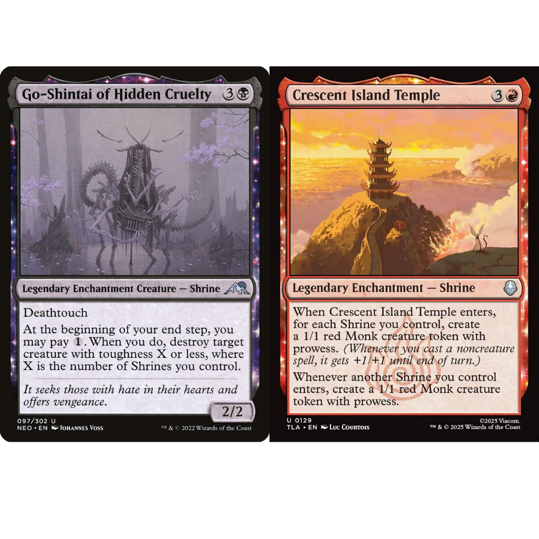 MTG Commander Deck EDH Deck Hei Bai, Forest Guardian 100 Magic Cards Custom Deck Shrines Enchantments 5 Color Avatar: The Last Airbender