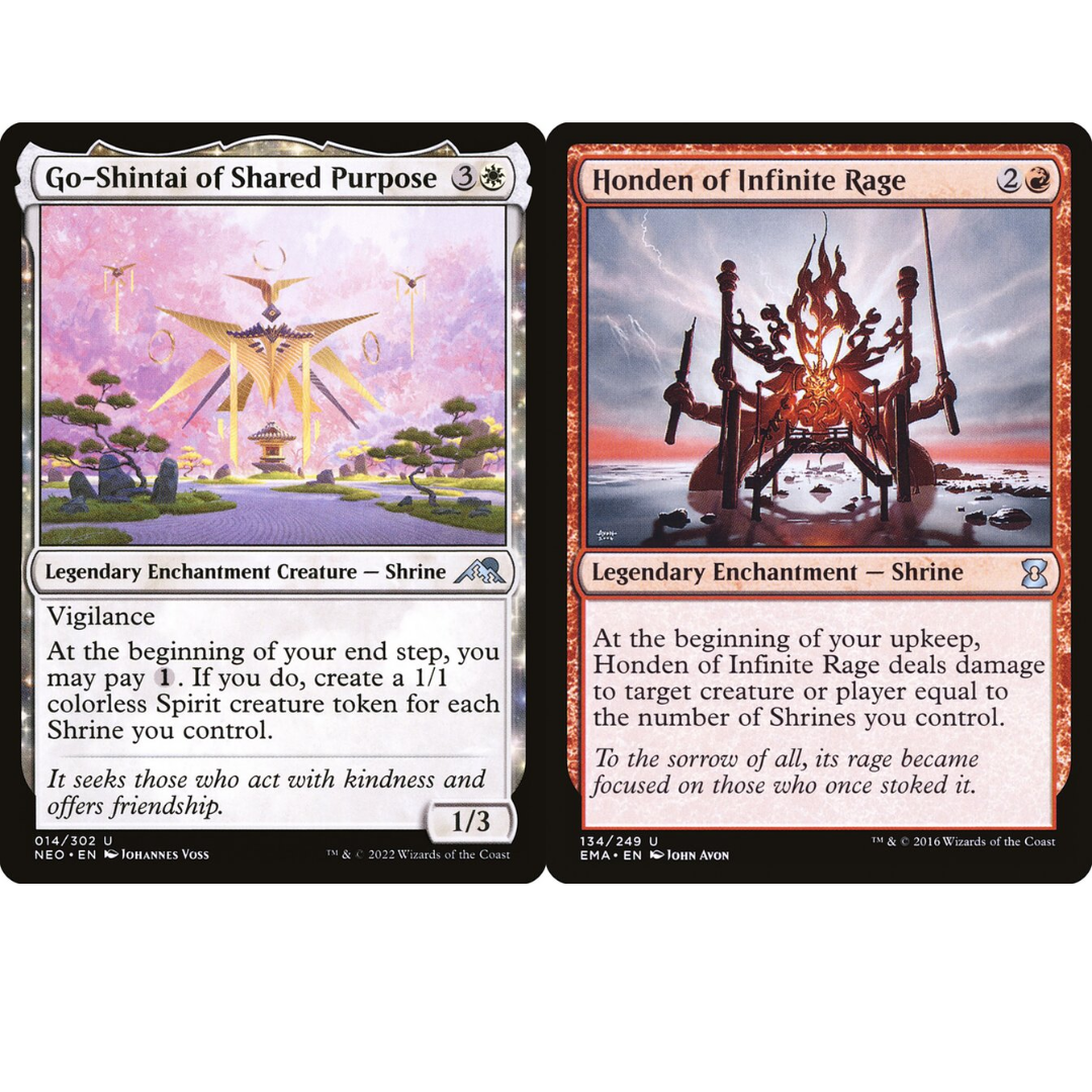 MTG Commander Deck EDH Deck Hei Bai, Forest Guardian 100 Magic Cards Custom Deck Shrines Enchantments 5 Color Avatar: The Last Airbender