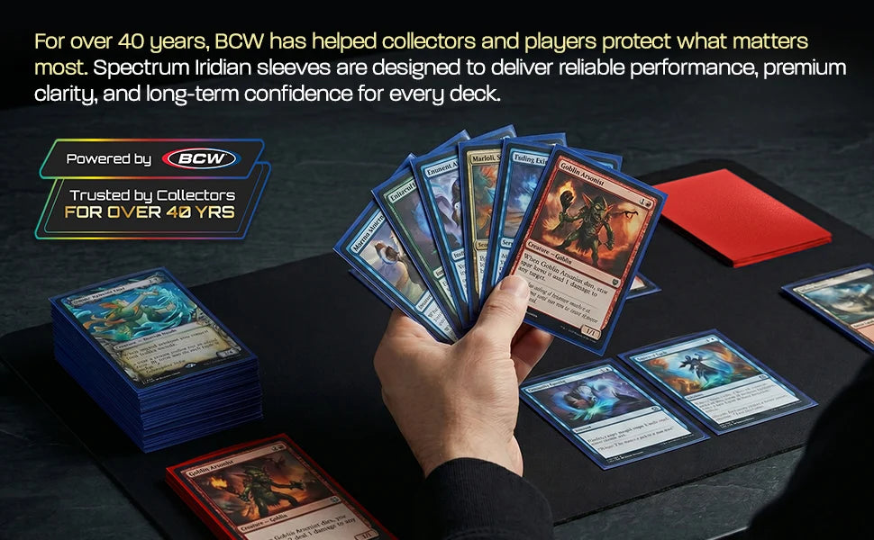 BCW Iridian Matte Sleeves 100 Count