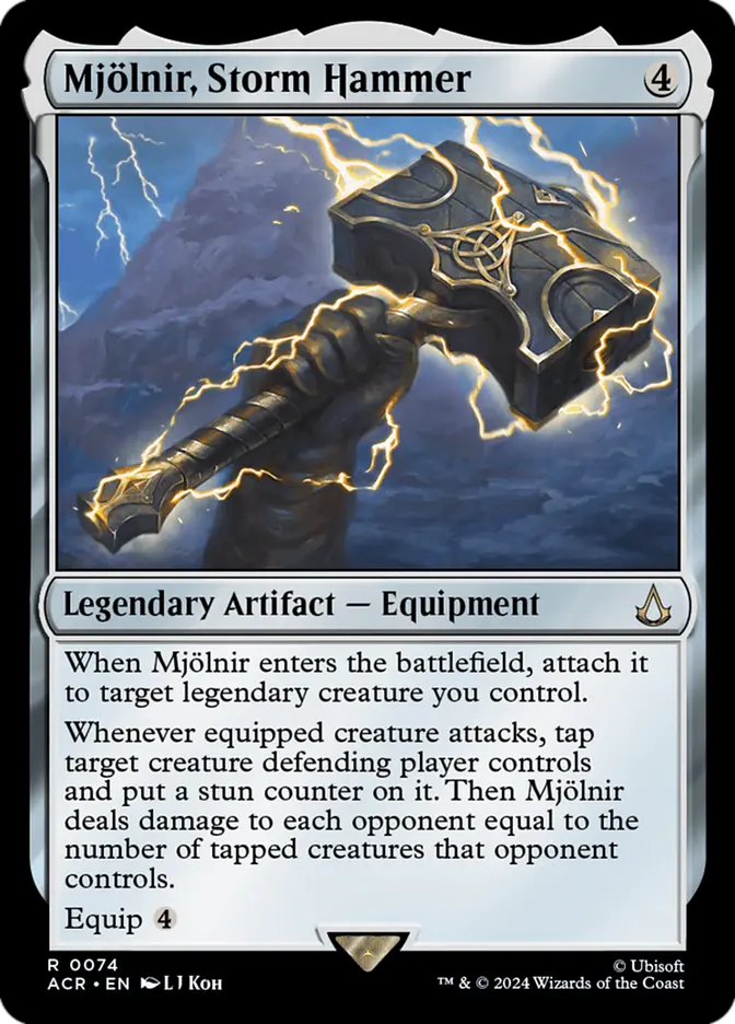 MTG Commander Deck EDH Deck The Mighty Thor, Jane Foster 100 Magic Cards Custom Deck Equipment Azorius Flicker Marvel