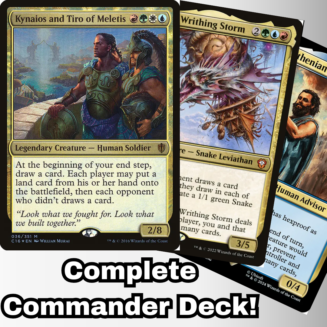 MTG Commander EDH Deck Kynaios and Tiro of Meletis 100 Cards Custom Deck Group Hug Gates Maze's End