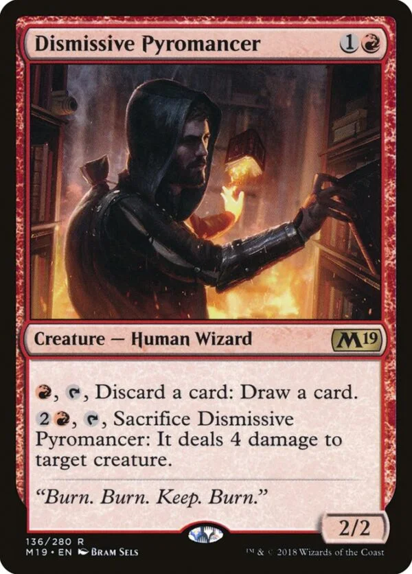 MTG Commander EDH Deck featuring Dismissive Pyromancer, part of Kuja, Genome Sorcerer 100 Cards Custom Deck, for casual play by Moonveil Games.