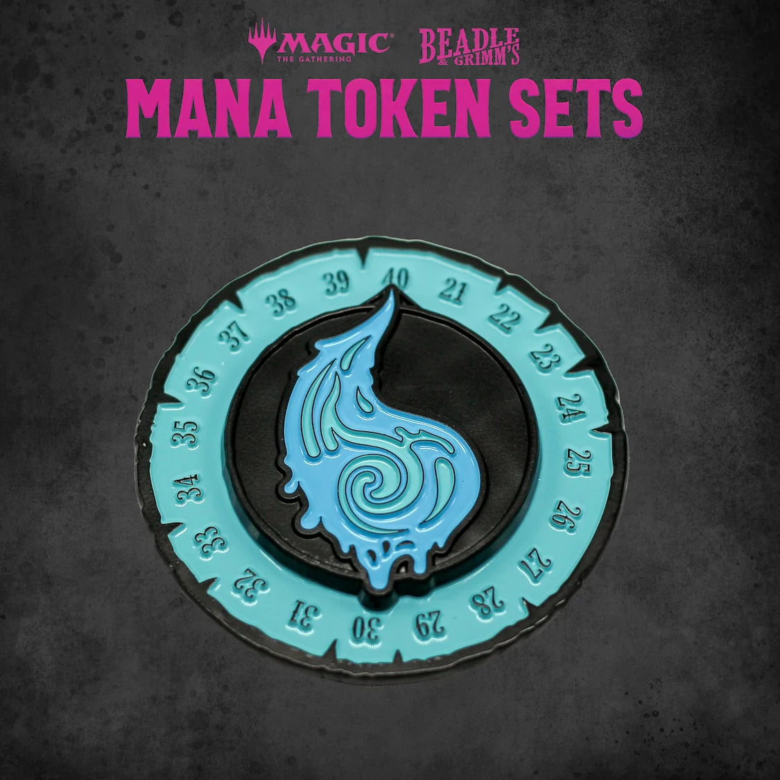 Magic the Gathering Token Set: Beadle & Grimm's Mana Blue