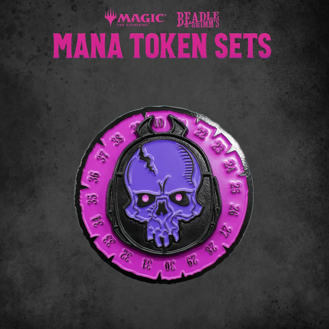Magic the Gathering Token Set: Beadle & Grimm's Mana Black