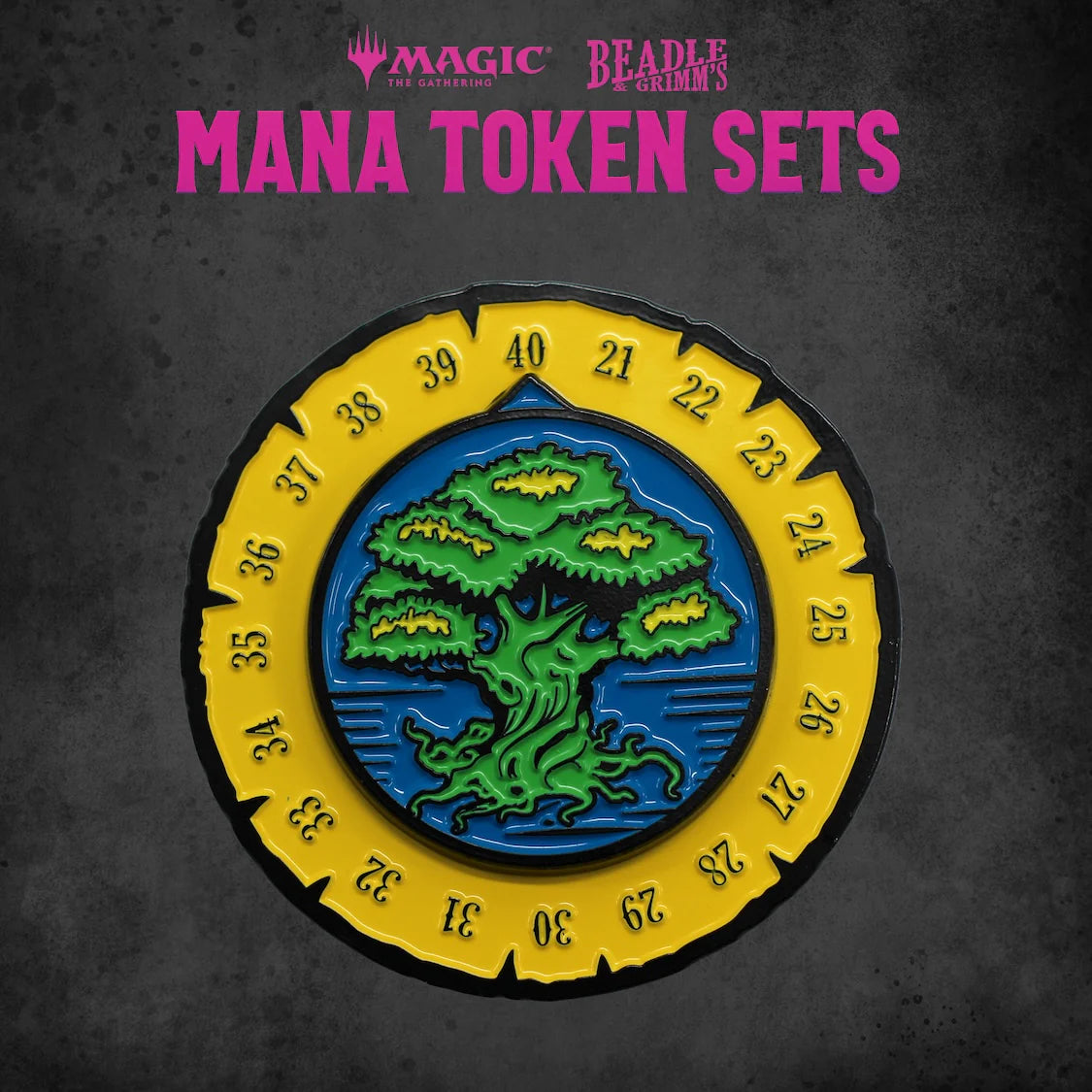 Magic the Gathering Token Set: Beadle & Grimm's Mana Green