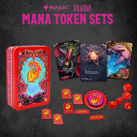 Magic the Gathering Token Set: Beadle & Grimm's Mana Red