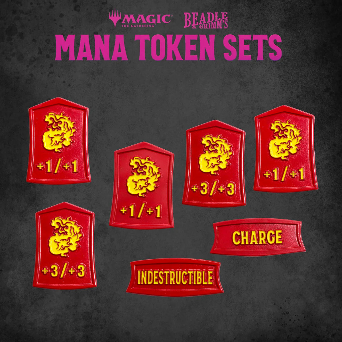 Magic the Gathering Token Set: Beadle & Grimm's Mana Red