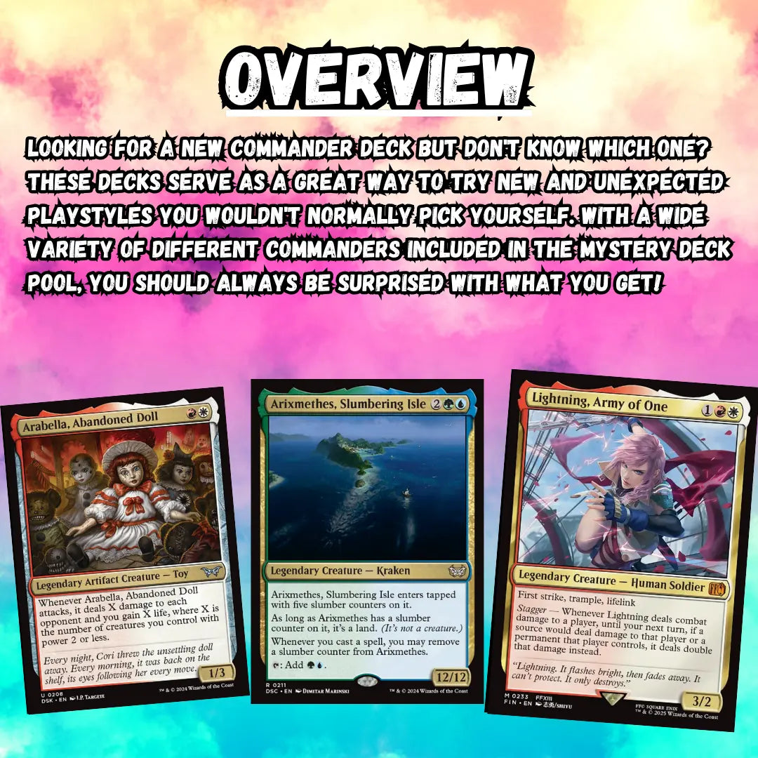 Mystery Commander Deck Moonveil Games
