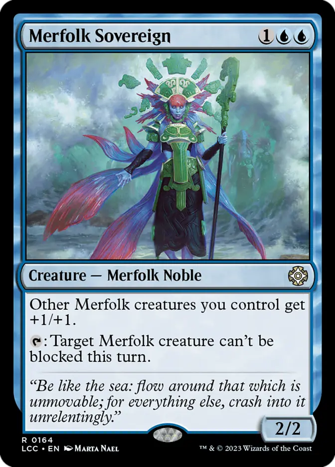 MTG Commander EDH Deck Namor the Sub-Mariner 100 Magic Cards Custom Deck Blue Merfolk