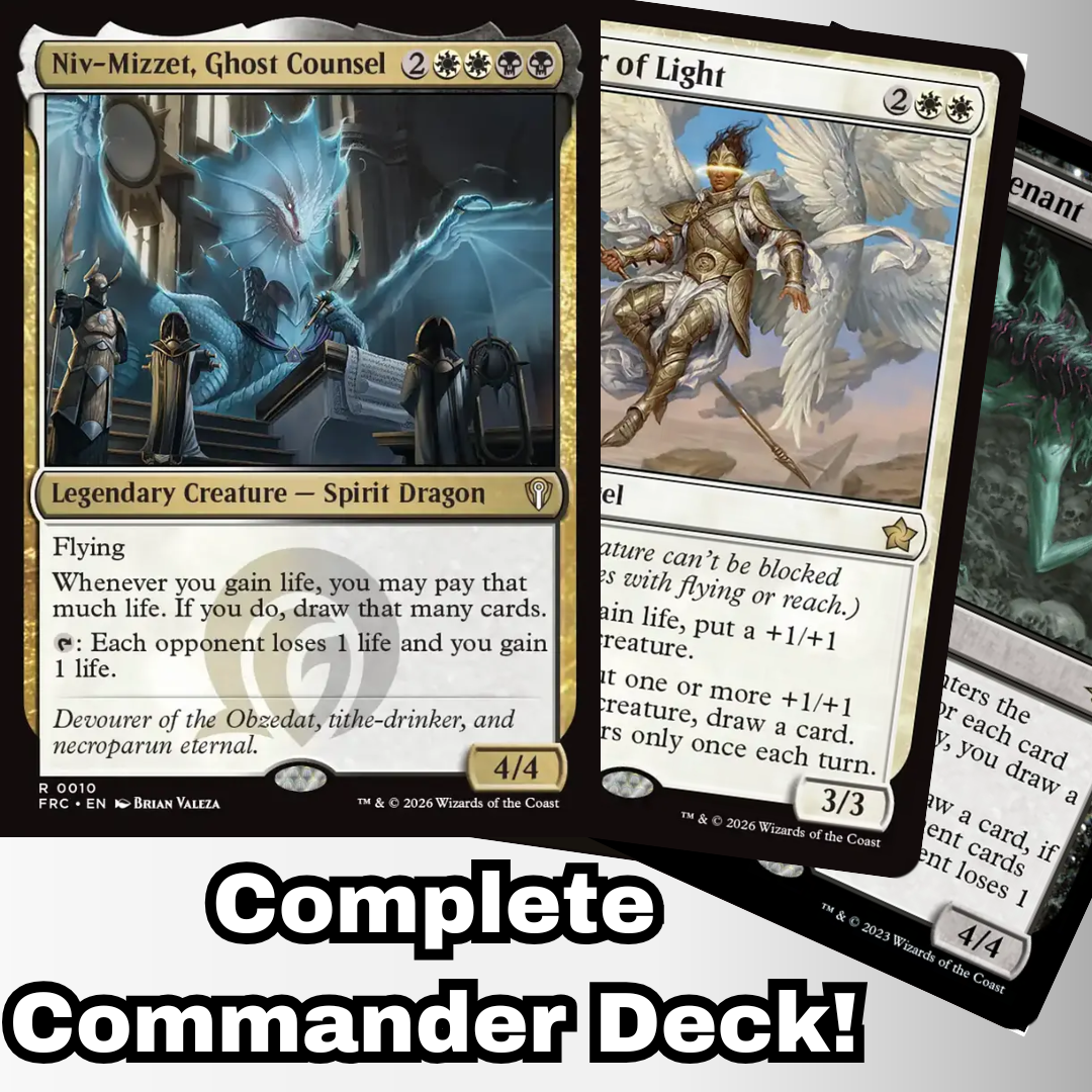 MTG Commander Deck EDH Deck Niv-Mizzet, Ghost Counsel 100 Magic Cards Custom Deck Vampires Orzhov Life Gain