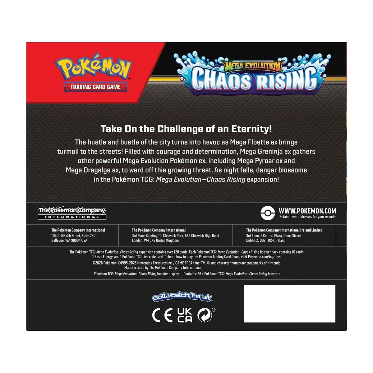 Pokémon TCG: Mega Evolution - Chaos Rising - Booster Box
