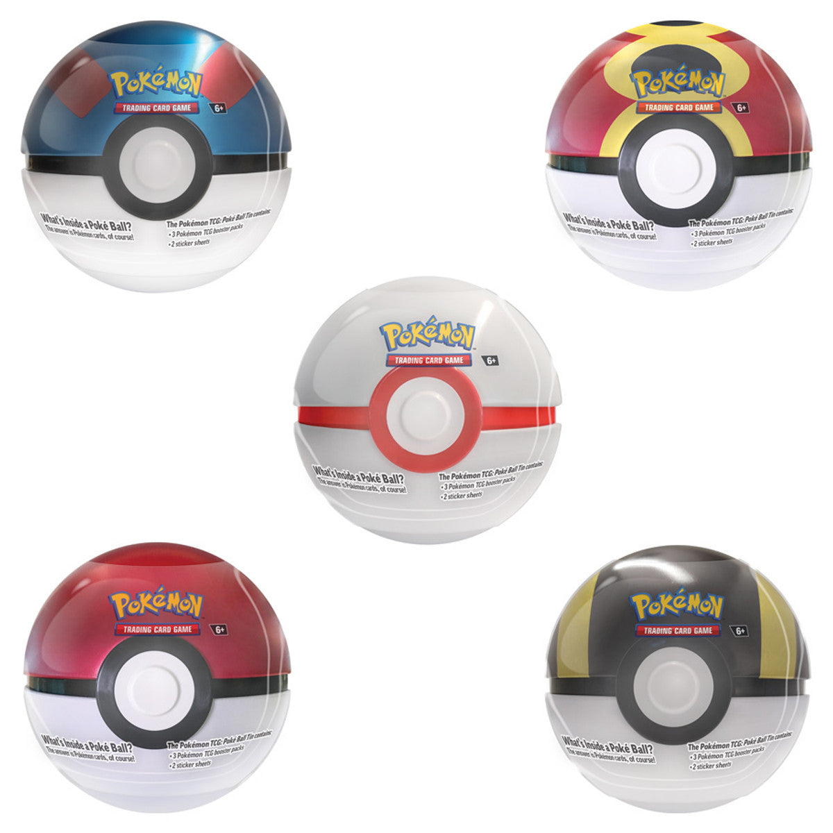 Pokémon TCG: Poké Ball Tin 2025 Display (6)