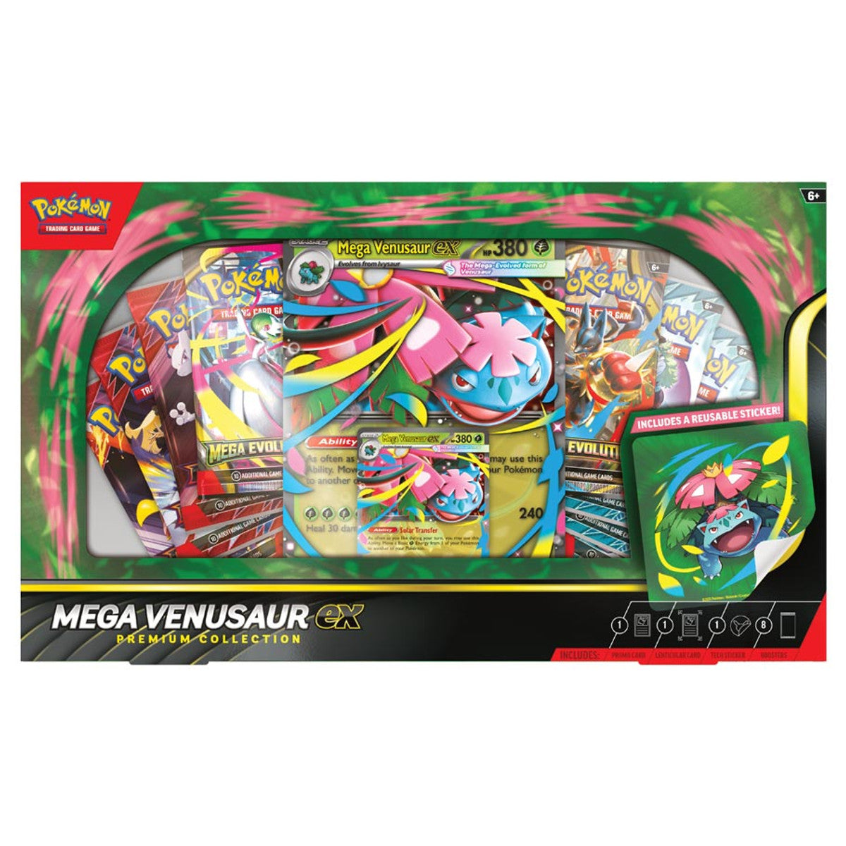Pku Collection Cards Examples Pokémon TCG: Mega Venusaur ex Premium Collection - Moonveil Games